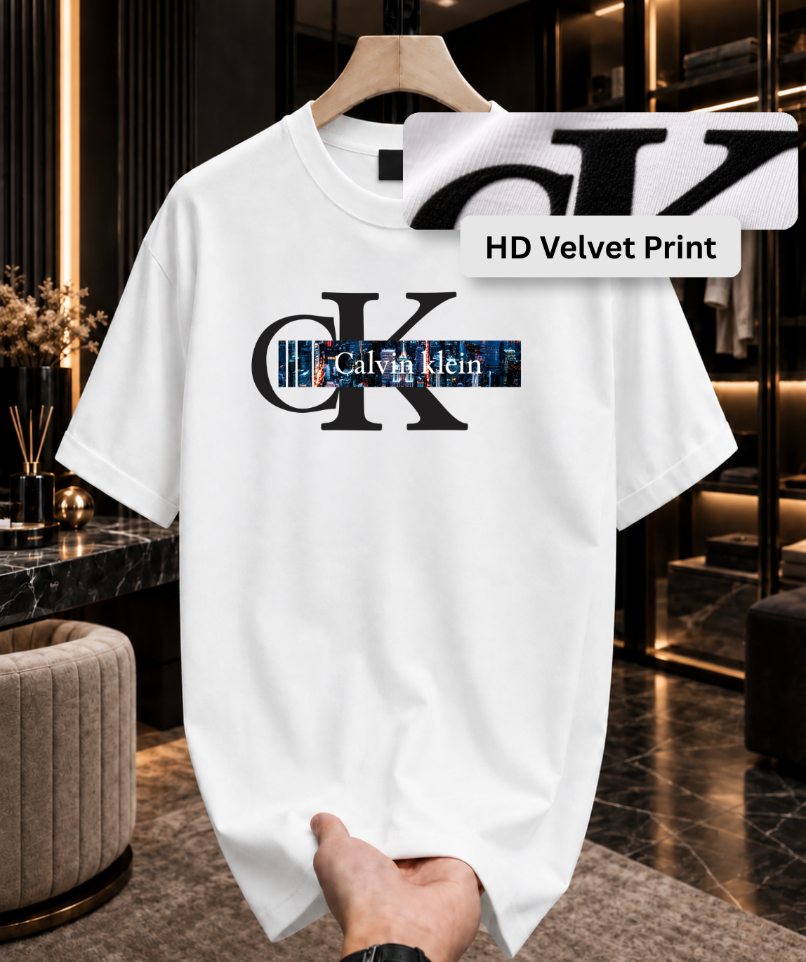 Limited Edition T-Shirt (CKBULD-FLO-WHT)