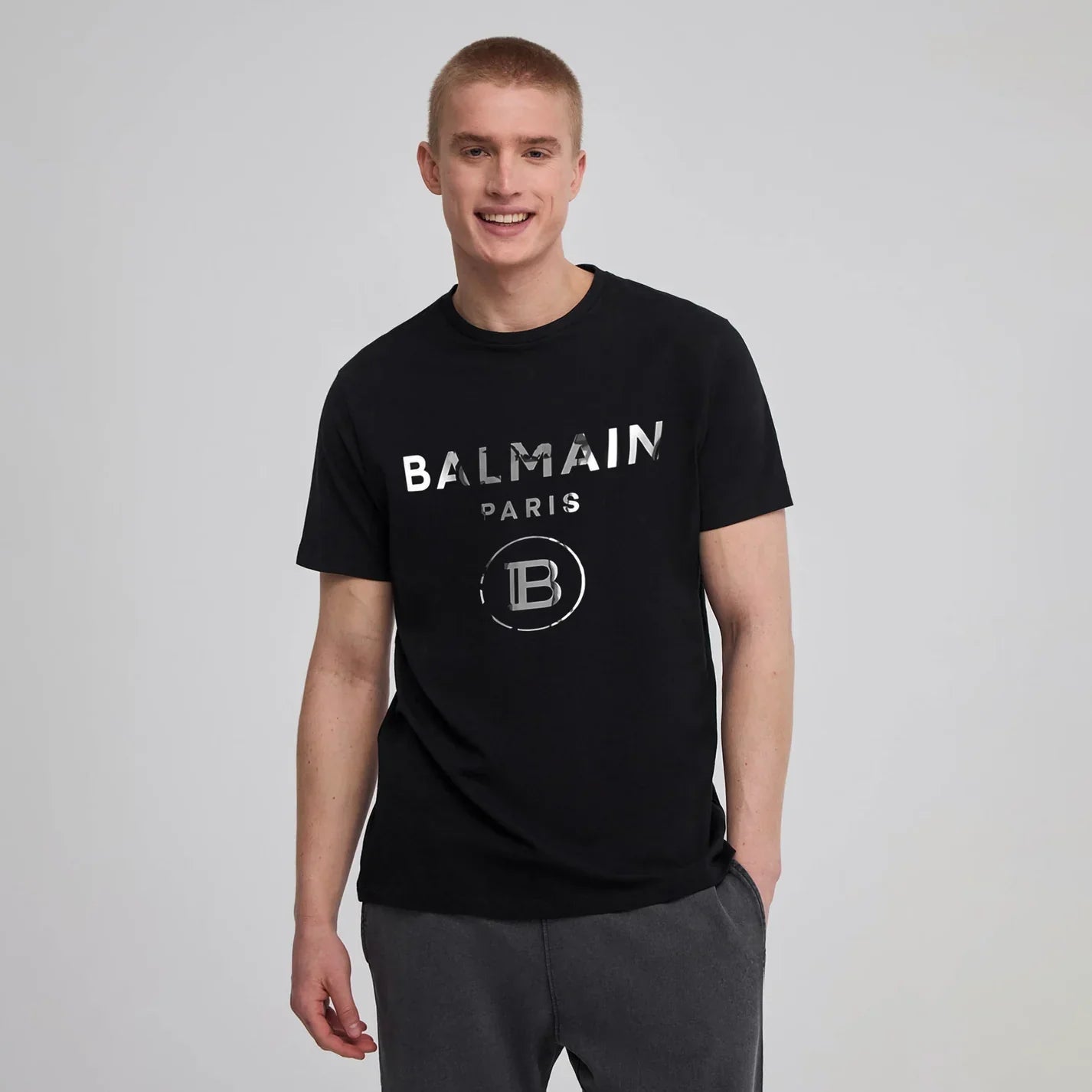 Men’s Imported Reflective Print T-Shirt (BLFS)