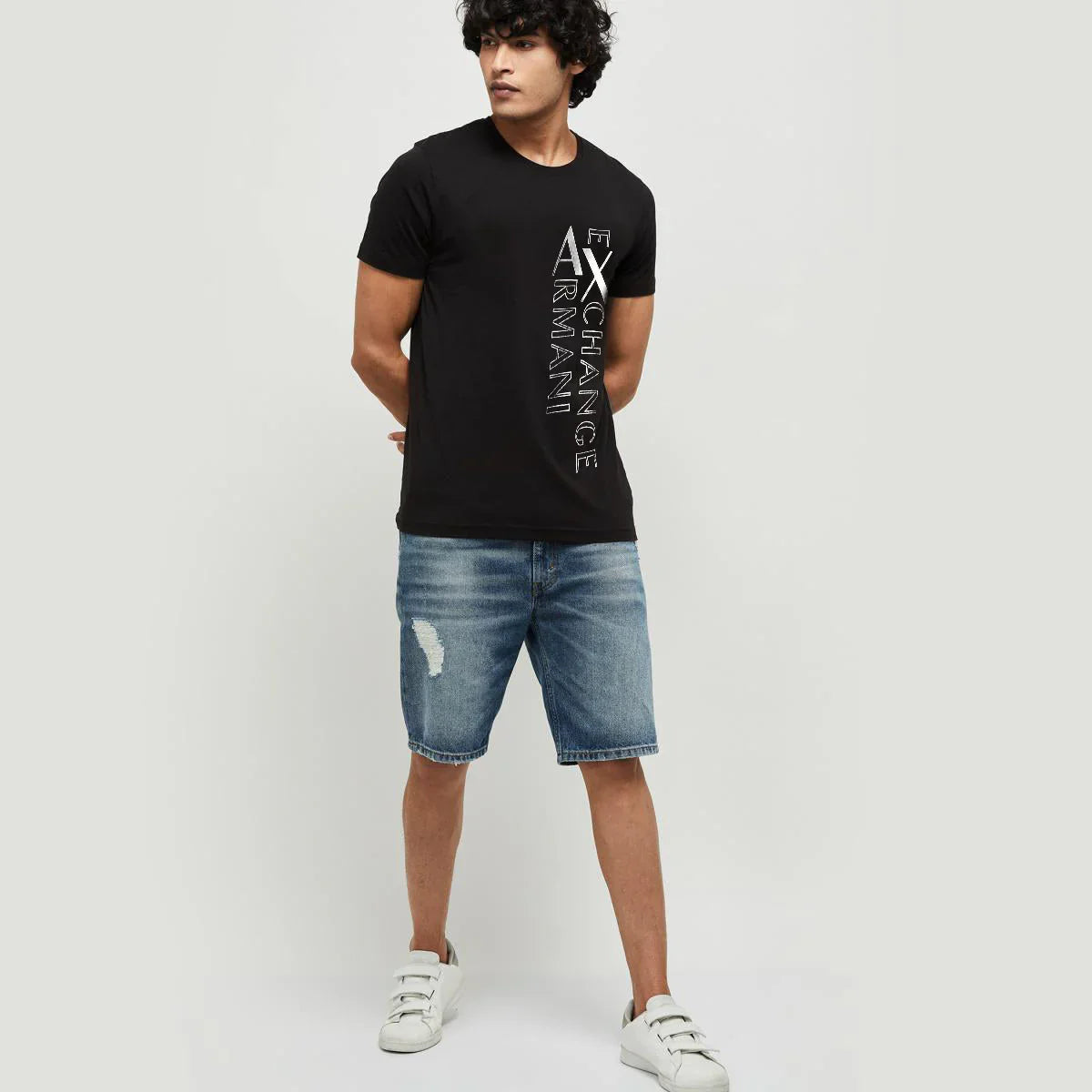 Men’s Imported Reflective Print T-Shirt (AXSV)