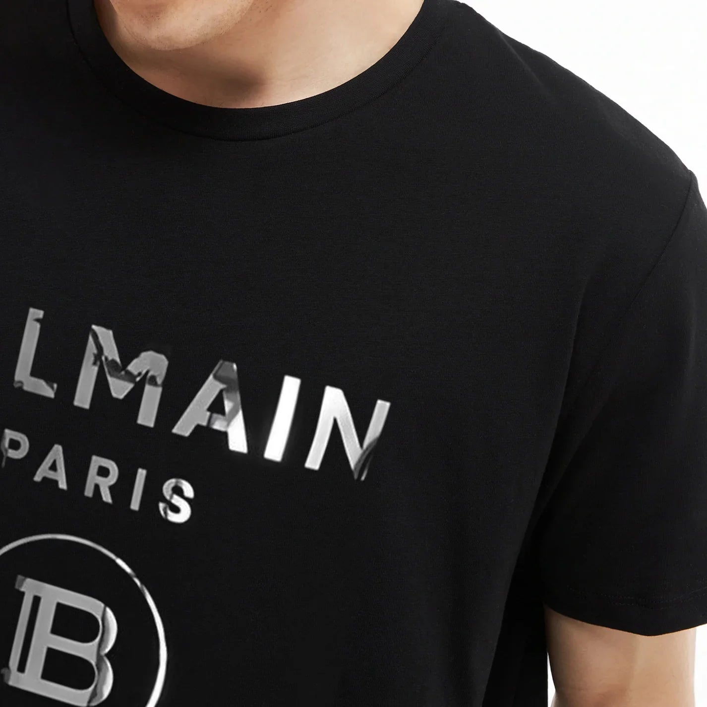 Men’s Imported Reflective Print T-Shirt (BLFS)