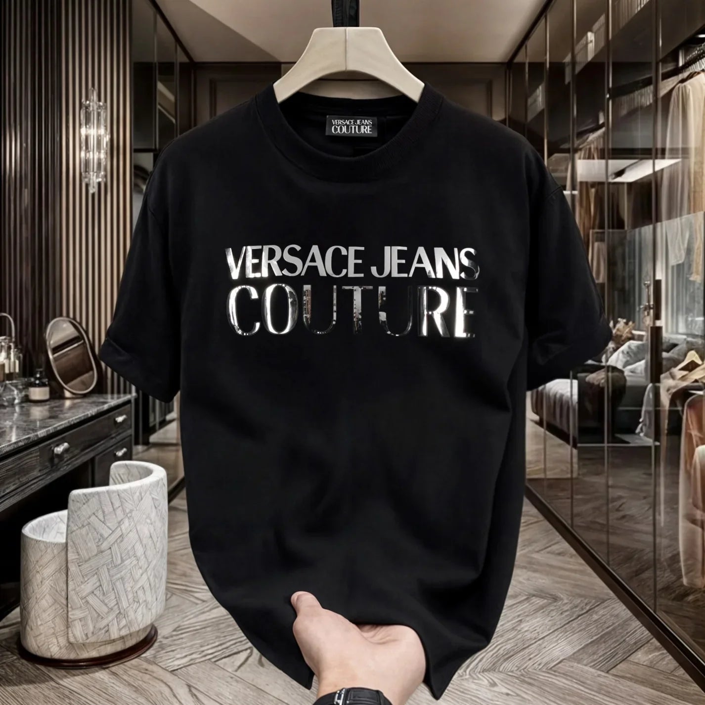 Men’s Imported Reflective Print T-Shirt (VJCS)